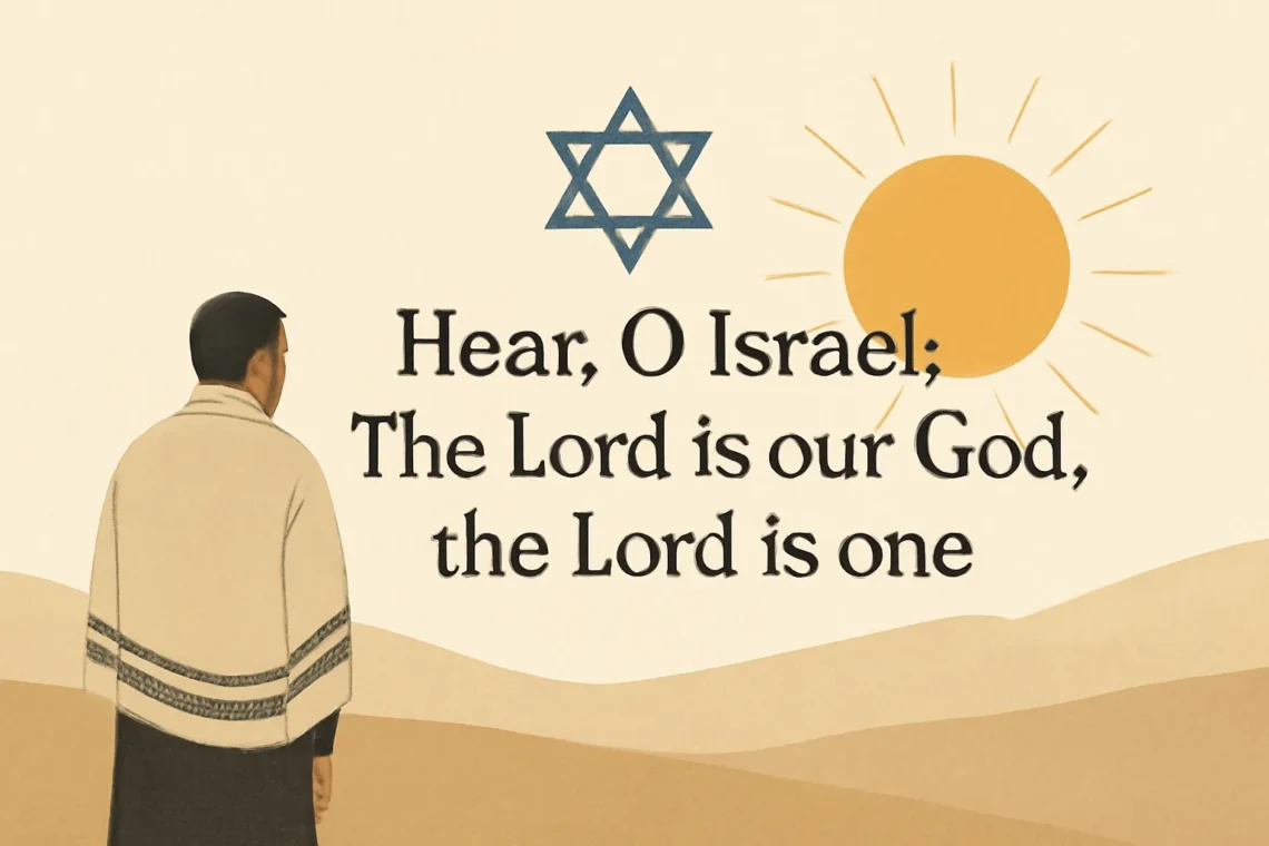 hear o israel god is one