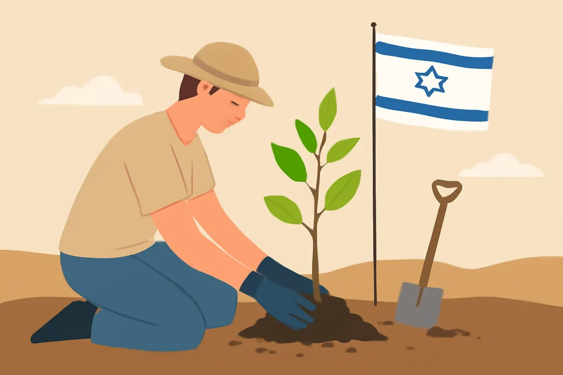 how do i plant a tree in israel
