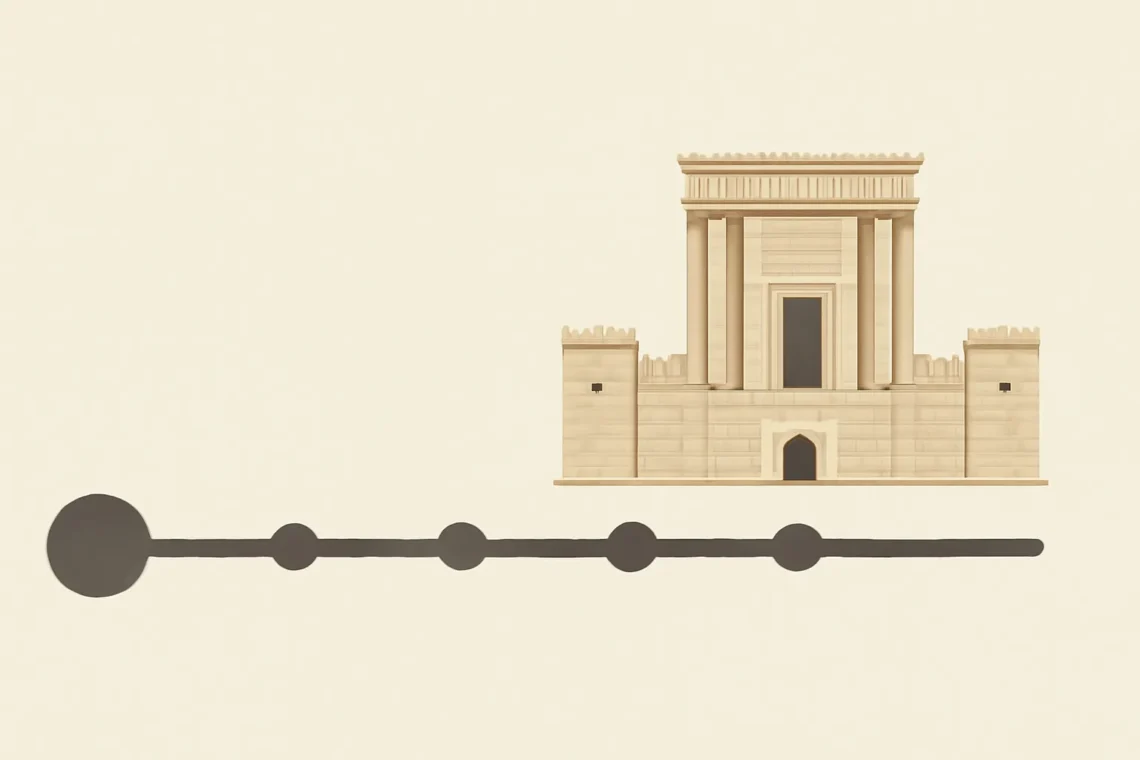 timeline for rebuilding the 3rd temple in jerusalem