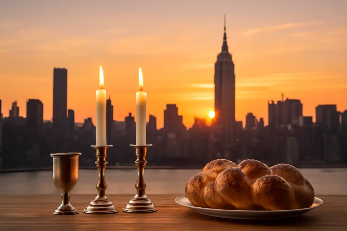 what time does shabbat start in new york city