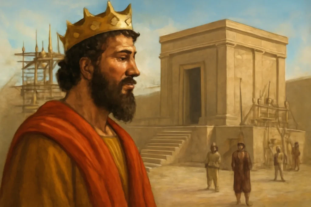 why was david not allowed to build the temple