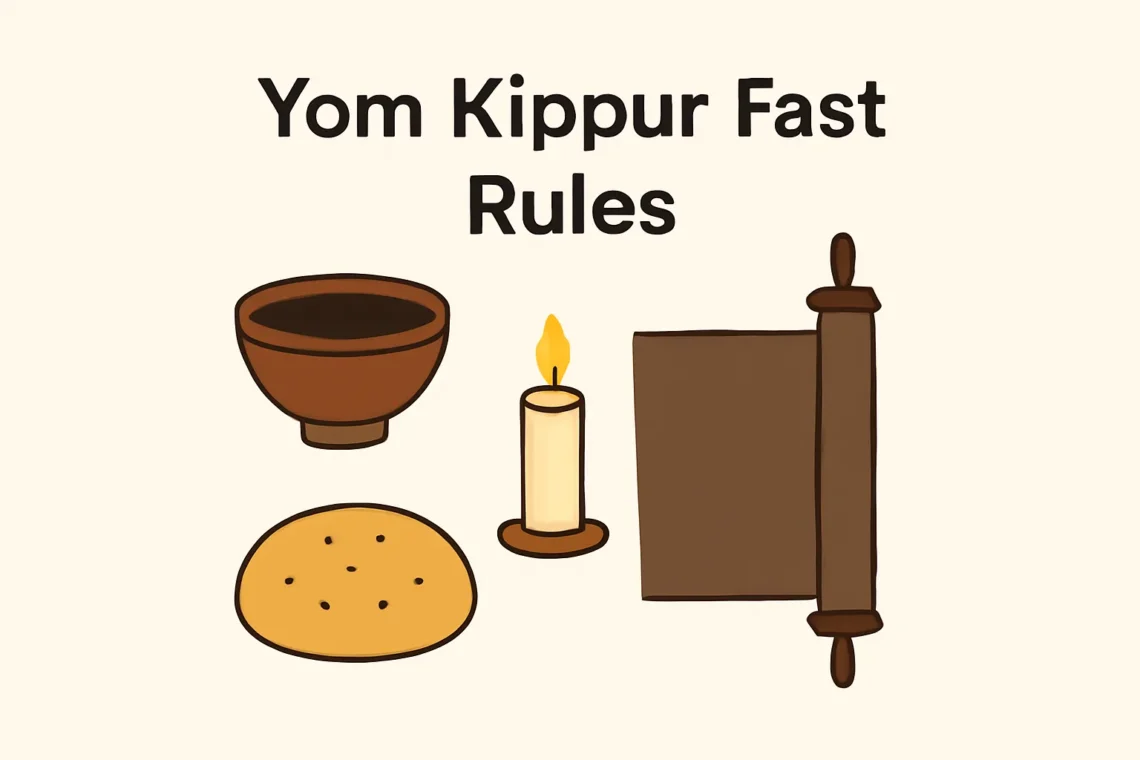 yom kippur fast rules