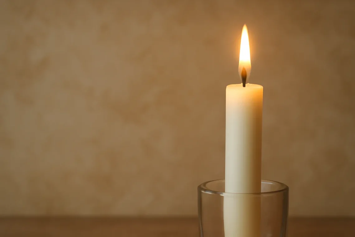 yom kippur yizkor candle
